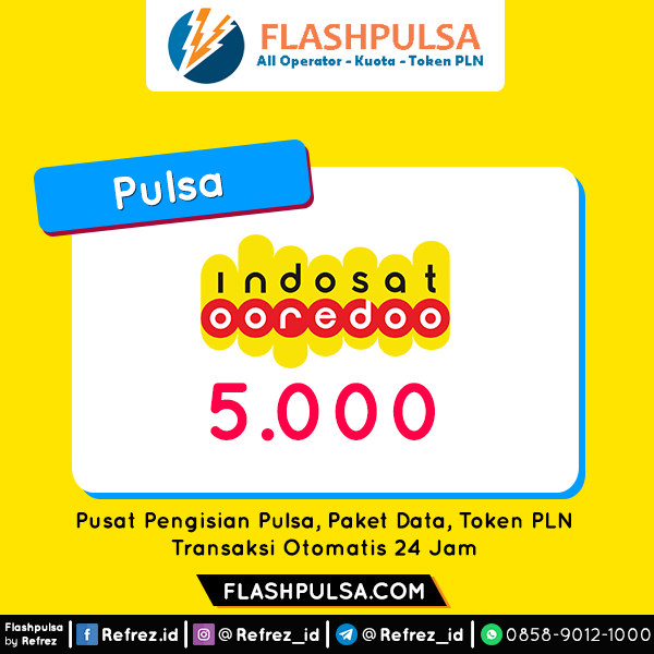 Pulsa Indosat Pulsa - Indosat 5.000