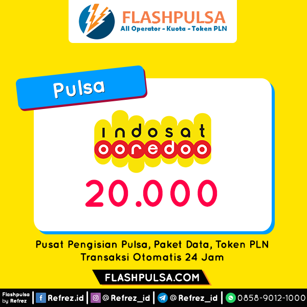 Pulsa Indosat Pulsa - Indosat 20.000