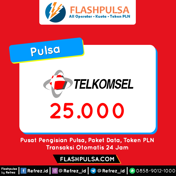 Pulsa TELKOMSEL Pulsa - Telkomsel 25.000