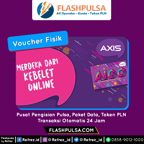 Voucher DATA Axis Aigo Voucher - 5GB 24 JAM 30HR